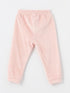 LC Waikiki Crew Neck Velvet Girls' Baby Pajama Set